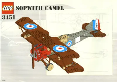 LEGO Advanced models 3451 Sopwith Camel set