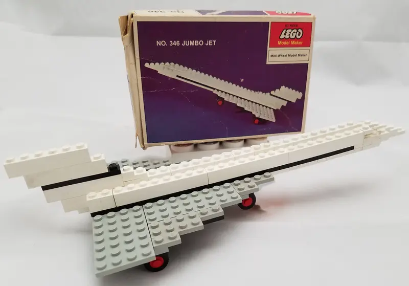 LEGO Samsonite 346 Jumbo Jet set