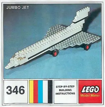 LEGO Samsonite 346 Jumbo Jet set, image 2