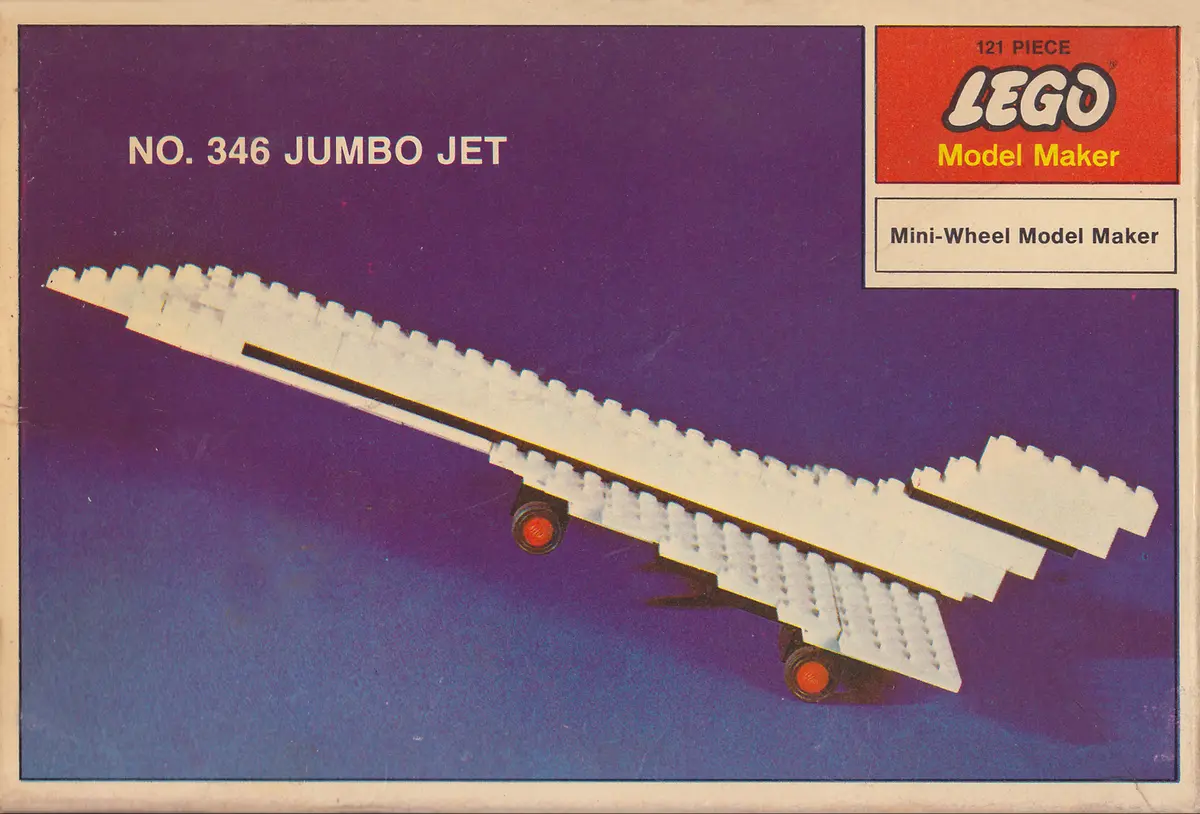 LEGO Samsonite 346 Jumbo Jet set, image 3