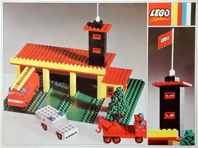 LEGO LEGOLAND 347 Fire Station set