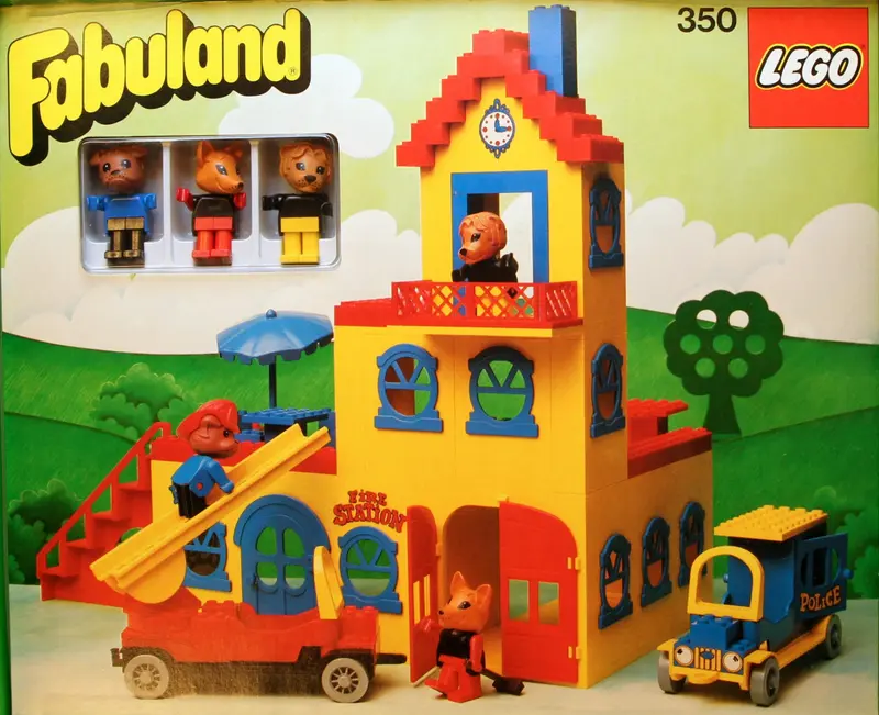 LEGO Fabuland 350 Town Hall set
