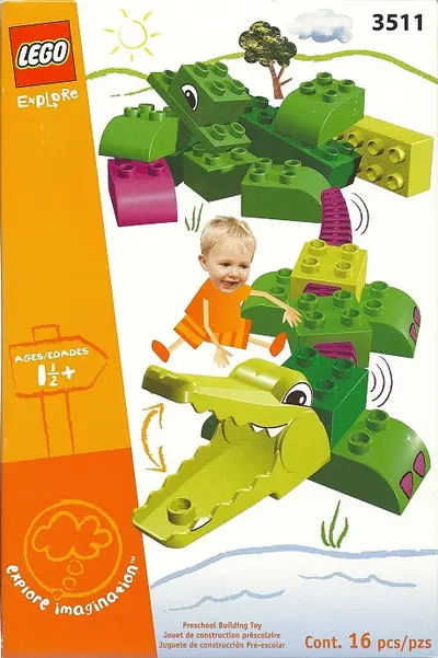 LEGO Explore 3511 Funny Crocodile set