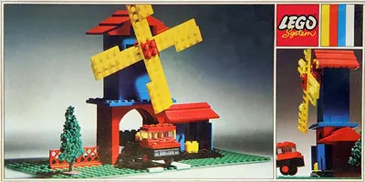 LEGO LEGOLAND 352 Windmill and Lorry set