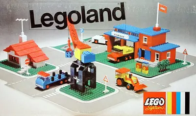 LEGO LEGOLAND 355 Town Centre Set with Roadways set