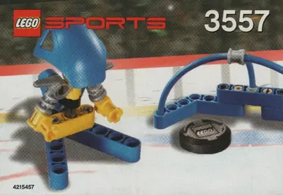 LEGO Sports 3557 Blue Player and Goal set