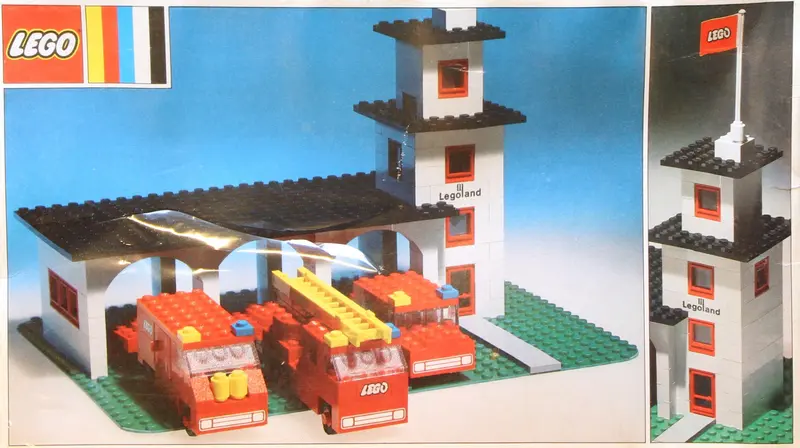 LEGO LEGOLAND 357 Legoland Fire House set