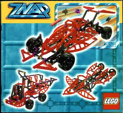 LEGO Znap 3581 Formula Z Car in Storage Case set