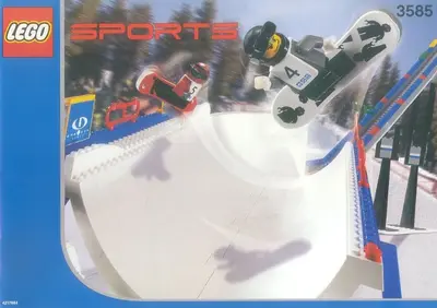 LEGO Sports 3585 Snowboard Super Pipe set