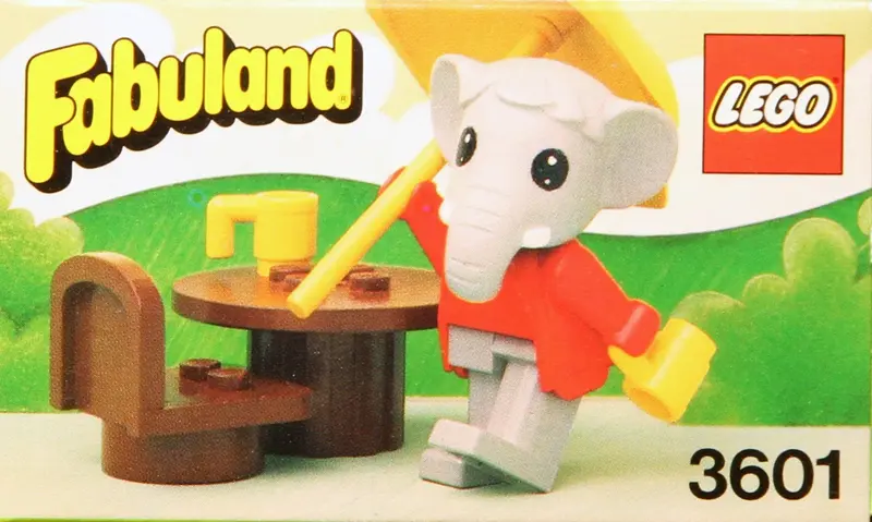 LEGO Fabuland 3601 Elton Elephant set