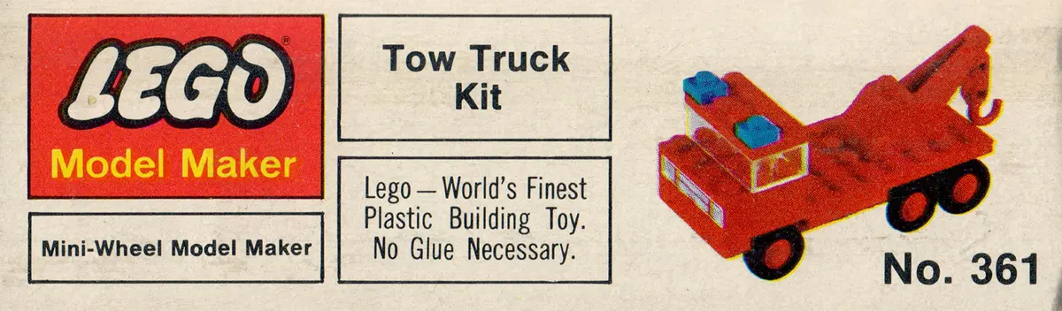LEGO Samsonite 361 Tow Truck Kit set, image 5
