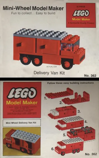 LEGO Samsonite 362 Delivery Van Kit set, image 2