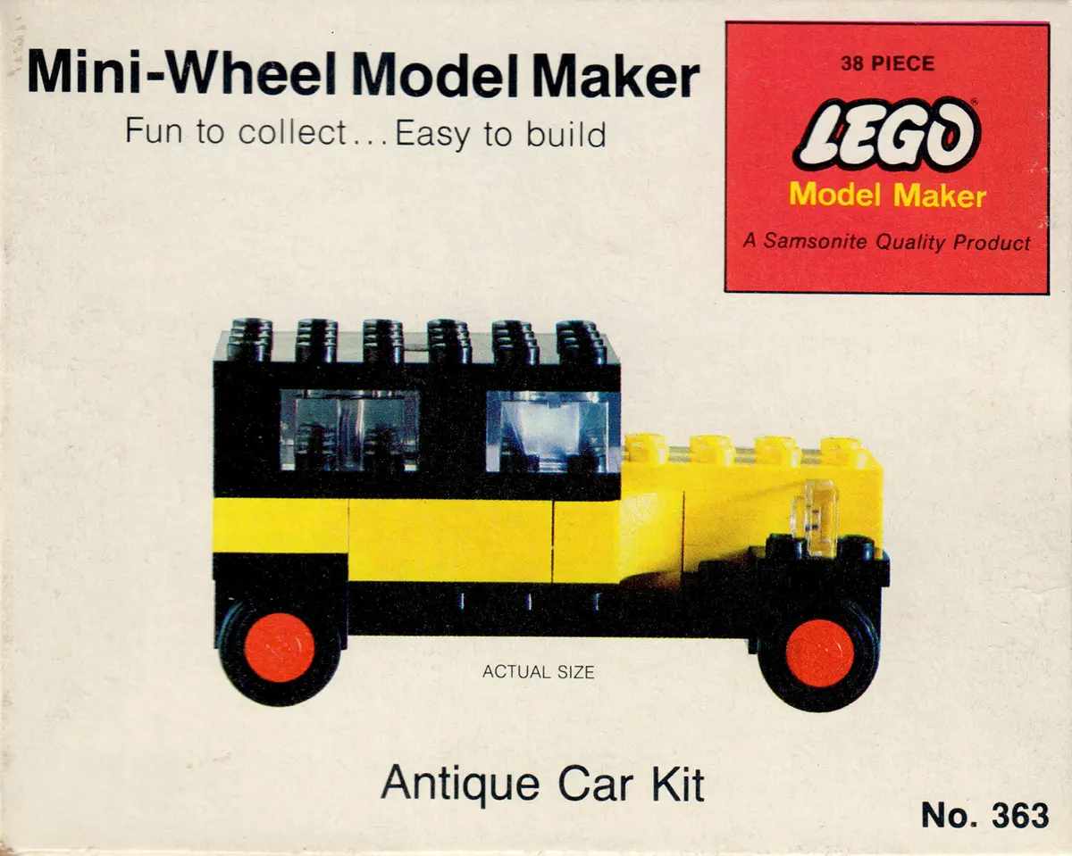 LEGO Samsonite 363 Antique Car Kit set, image 4