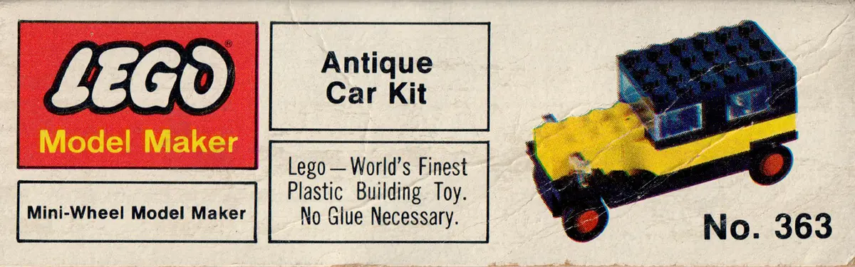 LEGO Samsonite 363 Antique Car Kit set, image 3