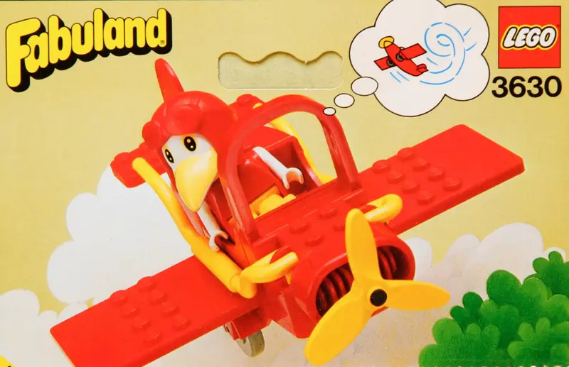 LEGO Fabuland 3630 Percy Pilot set
