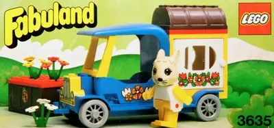 LEGO Fabuland 3635 Bonnie Bunny's Camper set