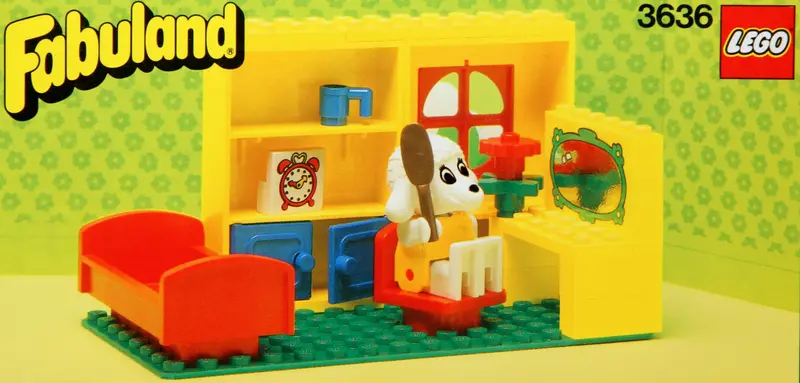 LEGO Fabuland 3636 Lucy Lamb's Bedroom set
