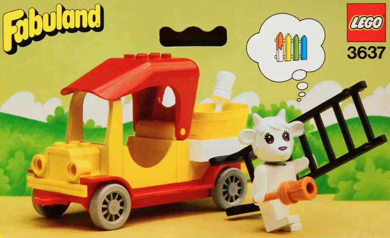 LEGO Fabuland 3637 Gertrude Goat the painter set