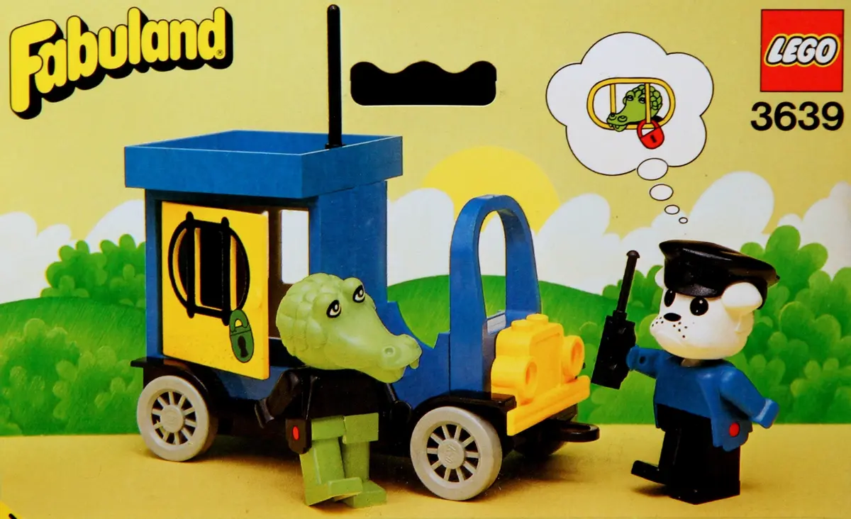 LEGO Fabuland 3639 Paddy Wagon set