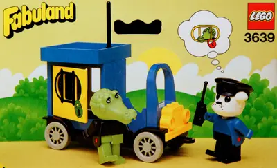 LEGO Fabuland 3639 Paddy Wagon set