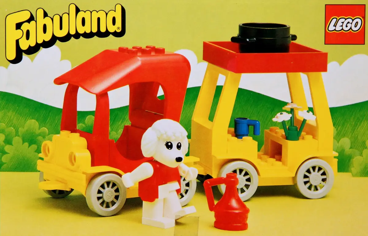 LEGO Fabuland 3641 Car and Camper set