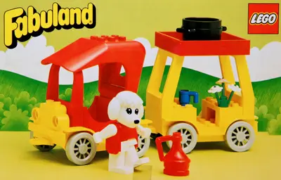 LEGO Fabuland 3641 Car and Camper set