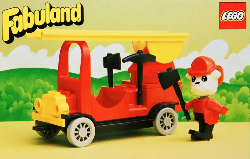 LEGO Fabuland 3642 Fire Engine set