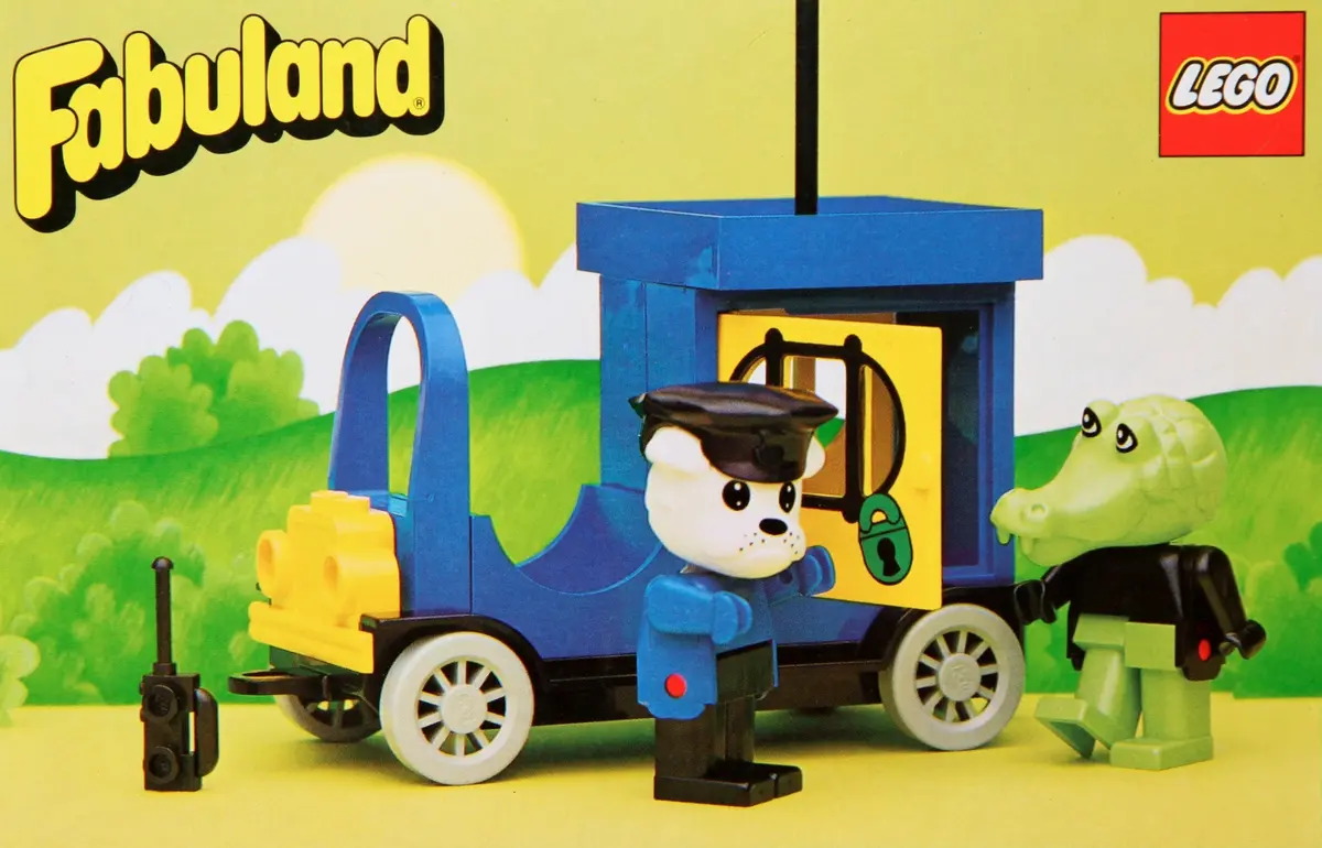 LEGO Fabuland 3643 Police Van set