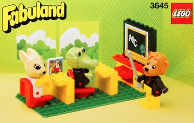 LEGO Fabuland 3645 School Room set
