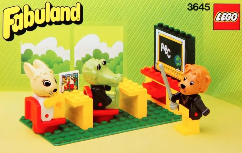 LEGO Fabuland 3645 School Room set
