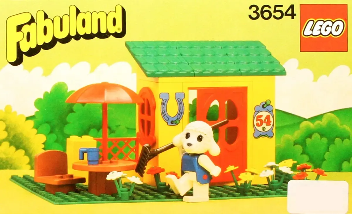LEGO Fabuland 3654 Lisa Lamb's House set