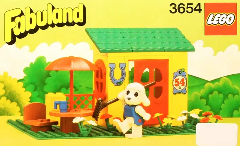 LEGO Fabuland 3654 Lisa Lamb's House set