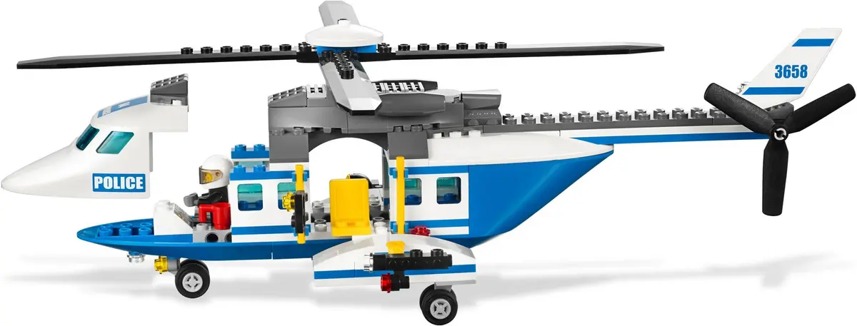 LEGO City 3658 Police Helicopter set, image 13