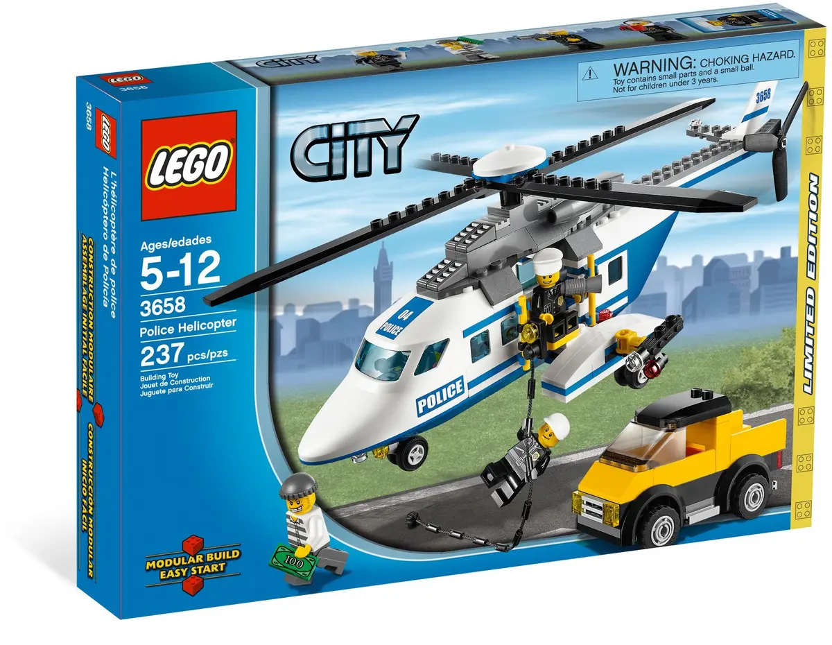 LEGO City 3658 Police Helicopter set, image 10