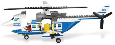 LEGO City 3658 Police Helicopter set, image 7