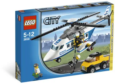 LEGO City 3658 Police Helicopter set, image 4
