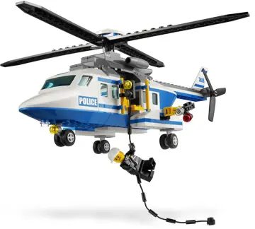 LEGO City 3658 Police Helicopter set, image 6
