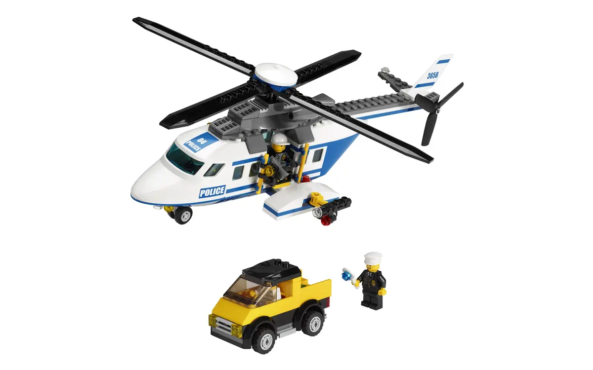 LEGO City 3658 Police Helicopter set, image 3