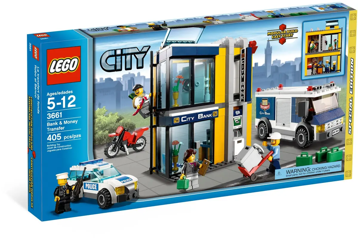 LEGO City 3661 Bank & Money Transfer set, image 10