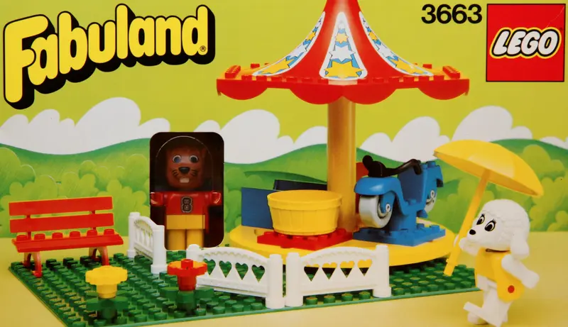 LEGO Fabuland 3663 Merry-Go-Round set