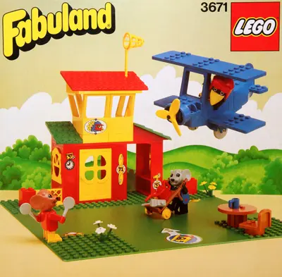 LEGO Fabuland 3671 Airport set