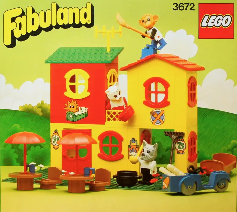 LEGO Fabuland 3672 The Motel set