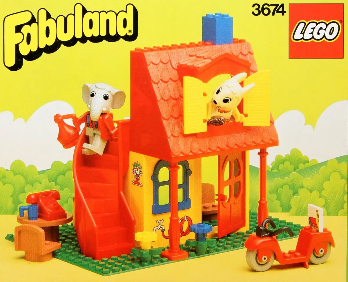 LEGO Fabuland 3674 Bonnie Bunny's New House set