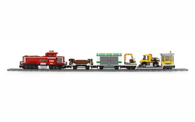 LEGO City 3677 Red Cargo Train set, image 9