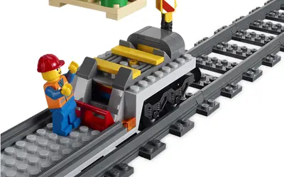 LEGO City 3677 Red Cargo Train set, image 8