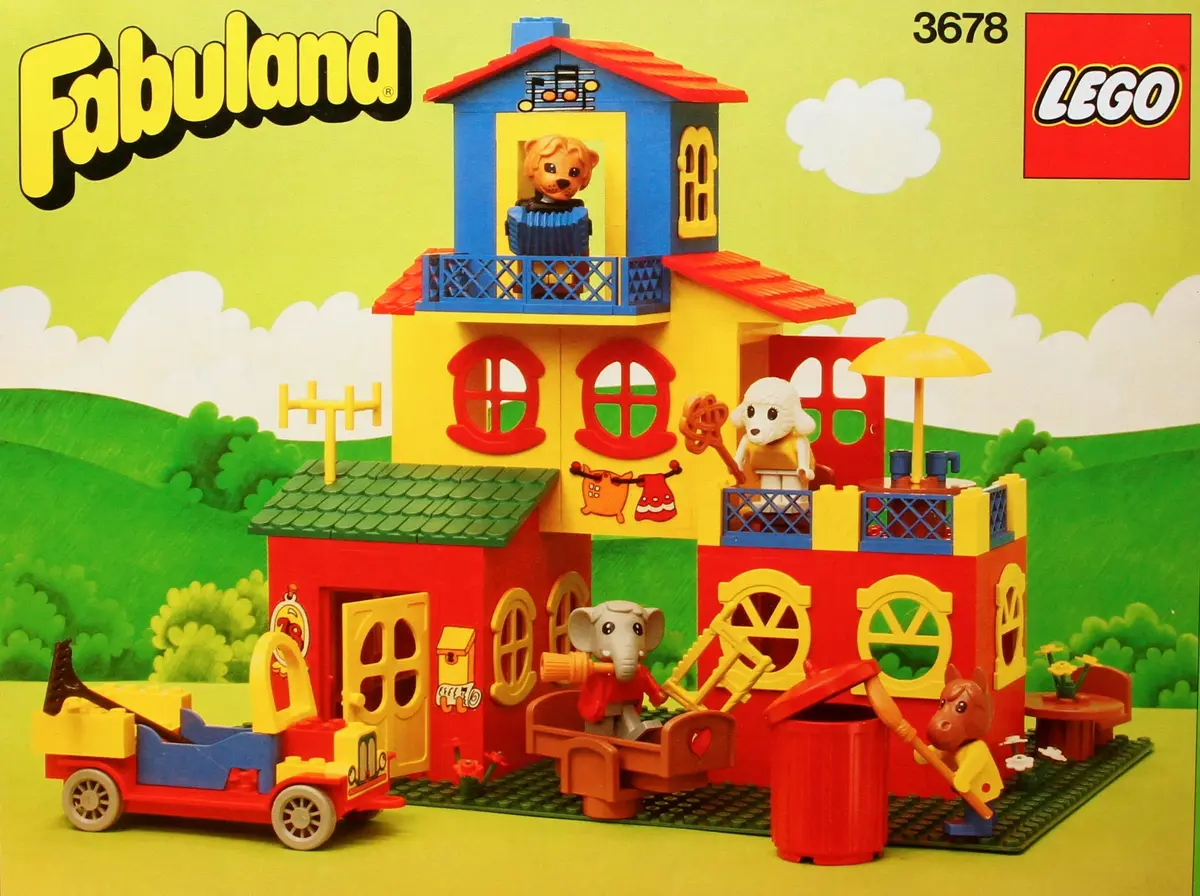 LEGO Fabuland 3678 Lionel Lion's Lodge set