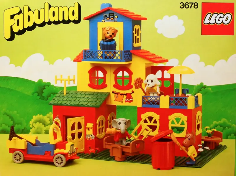 LEGO Fabuland 3678 Lionel Lion's Lodge set