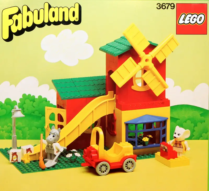 LEGO Fabuland 3679 Flour Mill and Shop set