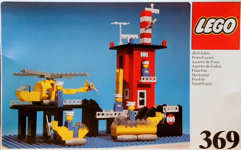 LEGO LEGOLAND 369 Coast Guard Station set