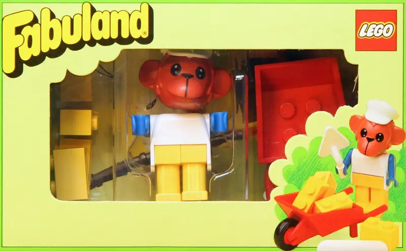 LEGO Fabuland 3714 Workman and Barrow set